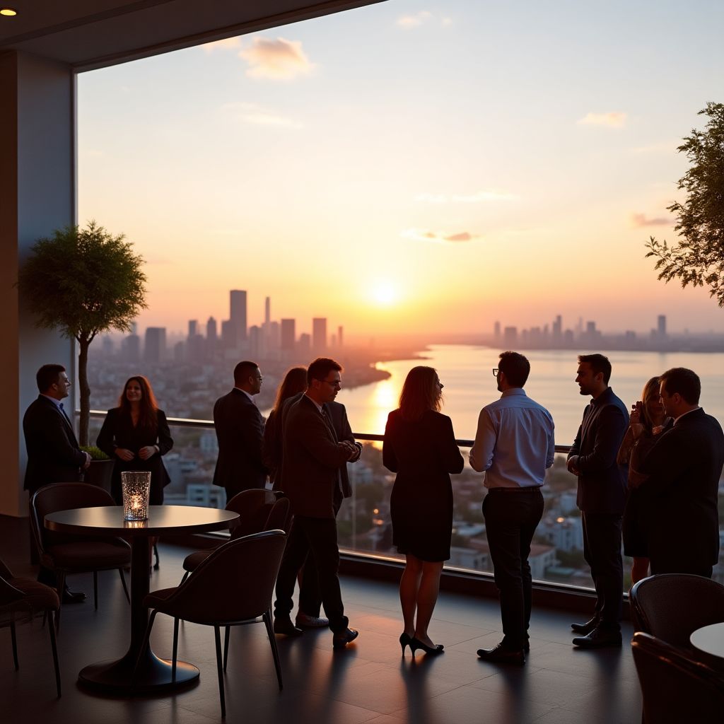 Evento de networking financiero
